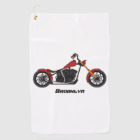 チョッパースタイルバイクイラストレーション