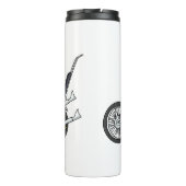 チョッパーバイク1950カートゥーンイラストレーション タンブラー (裏面)