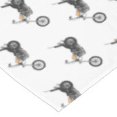 チョッパーバイク1950カートゥーンイラストレーション テーブルクロス (アングル)