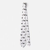 チョッパーバイク1950カートゥーンイラストレーション ネクタイ (正面)