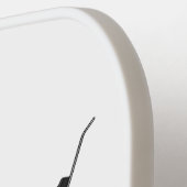 チョッパーバイク1950カートゥーンイラストレーション ピックルボールラケット (左詳細)