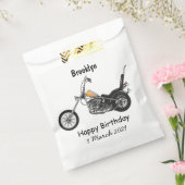 チョッパーバイク1950カートゥーンイラストレーション フェイバーバッグ (封をした状態)