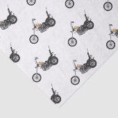 チョッパーバイク1950カートゥーンイラストレーション 薄葉紙 (詳細)