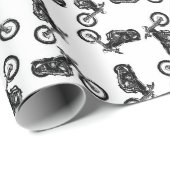 チョッパーマニアプリントパターン ラッピングペーパー (ロールコーナー)