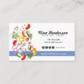 チョップドベジタブルプライベートシェフケータリング 名刺 (正面)