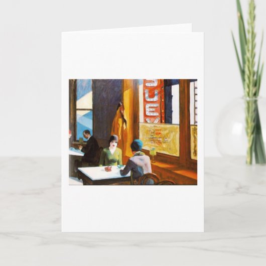 チョップ・スイ – エドワード・ホッパー カード (正面)