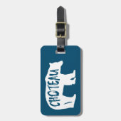 チョトーモンタナベア ラゲッジタグ (正面縦)