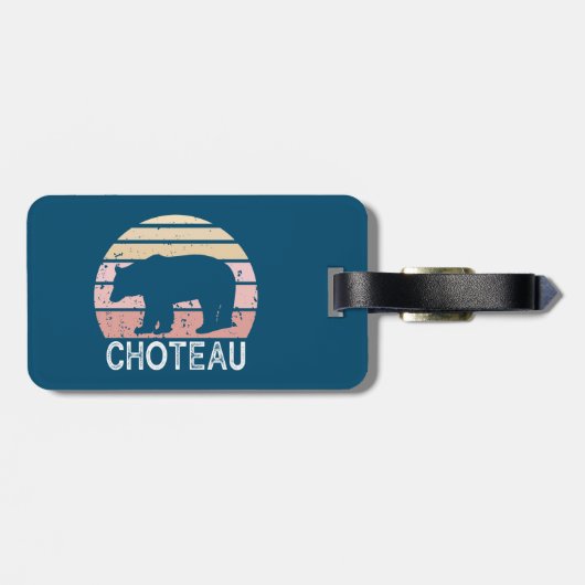 チョトーモンタナレトロベア ラゲッジタグ (裏面横)