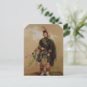 チョバムで第79回ハイランド人のパイパー ポストカード (スタンド正面)