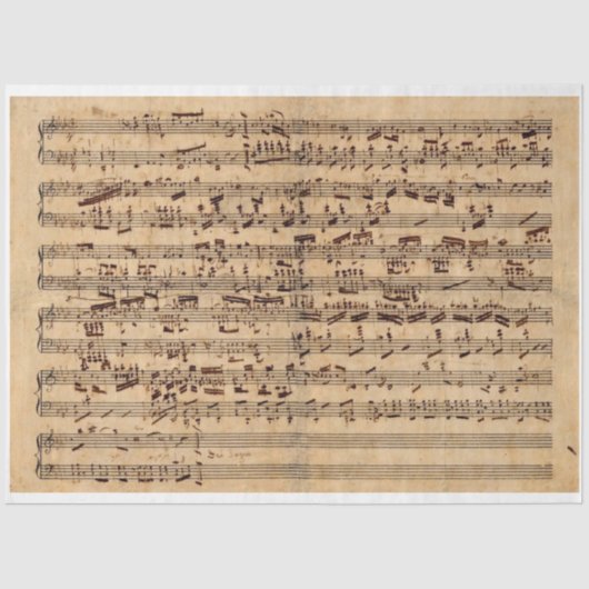 チョピンシート音楽デコページ紙 薄葉紙 (正面)