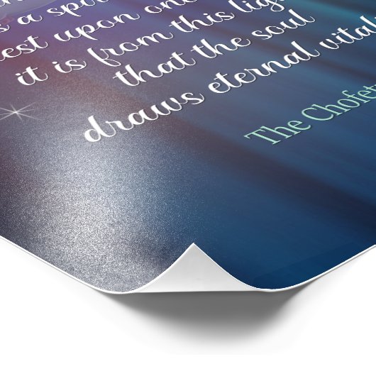 チョフェツチーム引用文ライトホワイトドーブフォトプリント フォトプリント (角)