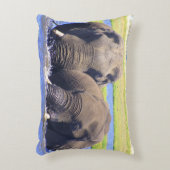 チョベゾウ遊ズの水訛り枕 アクセントクッション (正面(垂直))