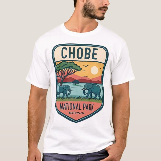 チョベ国立公園 (ボツワナ) Tシャツ (正面)