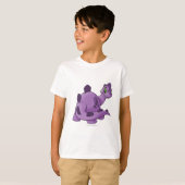 チョムビーパープル Tシャツ (正面フル)