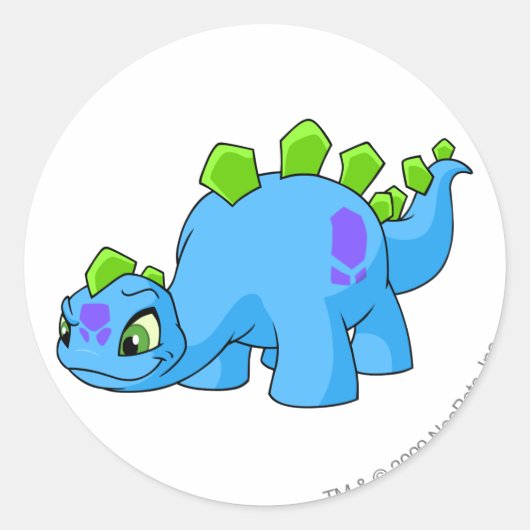 チョムビーブルー ラウンドシール (正面)