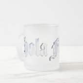 チョラの花 | フロストグラスマグカップ (正面左)