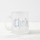 チョラの花 | フロストグラスマグカップ (左)