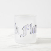 チョラの花 | フロストグラスマグカップ (中央)