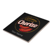 チョリソレトロソーセージヴィンテージBBQグルメバーベキュー タイル (側面)