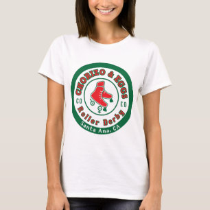 チョリソ及び卵Coエドのローラーダービー Tシャツ