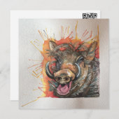 チョルトリングワルソグ葉書スタイルノテカード サンキューカード (正面/裏面)