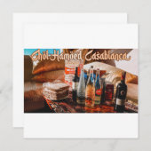 チョルHamoedペサチ。カサブランカモロッコ 招待状 (正面/裏面)