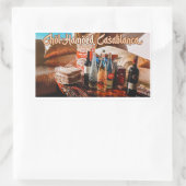 チョルHamoedペサチ。カサブランカモロッコ 長方形シール (バッグ)