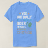 チョロおもしろいキー犬 Tシャツ (デザイン正面)