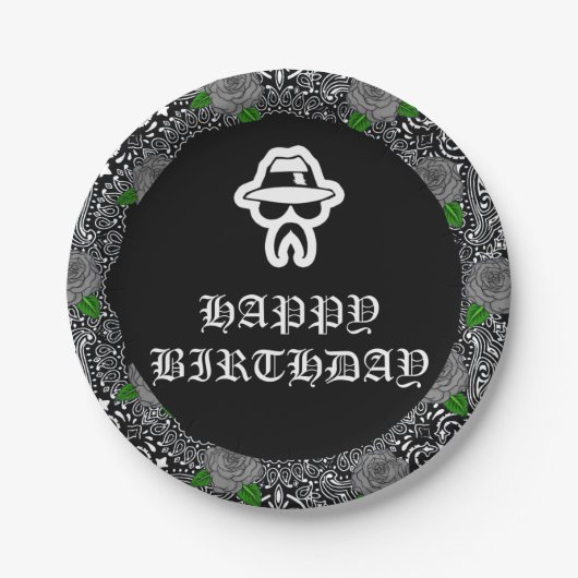 チョロテーマパーティープレート ペーパープレート (正面)