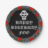 チョロテーマパーティープレート ペーパープレート (正面)