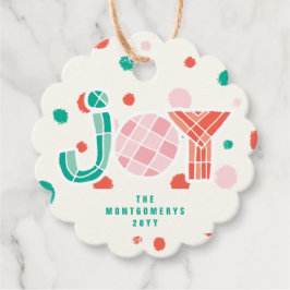 チョンキはっきりしたジョイカラフルドッモダント フェイバータグ