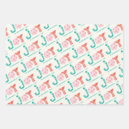 チョンキはっきりしたジョイカラフルドッモダント ラッピングペーパーシート