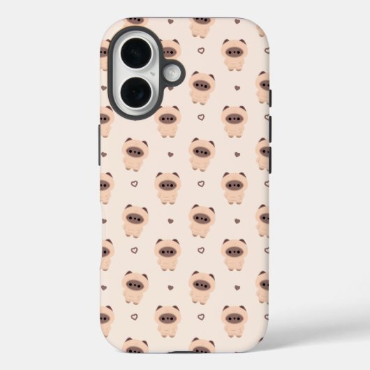 チョンキーシャム猫 Case-Mate iPhoneケース (裏面)