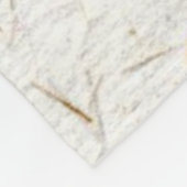 チョンキーストライプの日本のタビー猫 フリースブランケット (角)