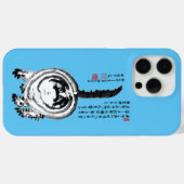 チョンキーストライプの日本のタビー猫 Case-Mate iPhoneケース (裏面 (横))