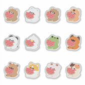 チョンキー動物スイカ シール (正面)