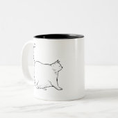 チョンクキャット ツートーンマグカップ (正面左)