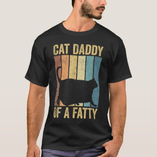 チョンクミームキャットキャットダディふとっちょのレトロヴィンテージ Tシャツ