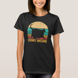 チョンクミームキャットチョンキー素晴らしレトロヴィンテージ Tシャツ