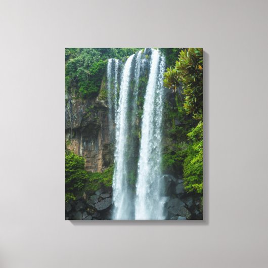 チョンバンの滝，韓国 キャンバスプリント (正面)