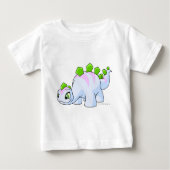 チョンビストライプのー ベビーTシャツ (正面)