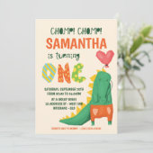 チョンプ!クロコダレアリゲーター誕生日招待状 招待状 (スタンド正面)