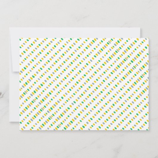 チョンプ&ストンプ!恐竜の少年たち1st誕生日の写真 招待状 (裏面)