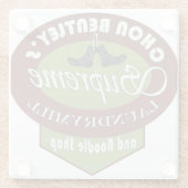 チョンベントレーの最高のランドリーミルコースター ガラスコースター (裏面)