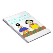 チョンボリ君とゆきんこちゃん ノートブック (右側)