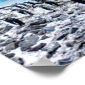 チョンラップペンギンコロニー景観 ポスター (角)