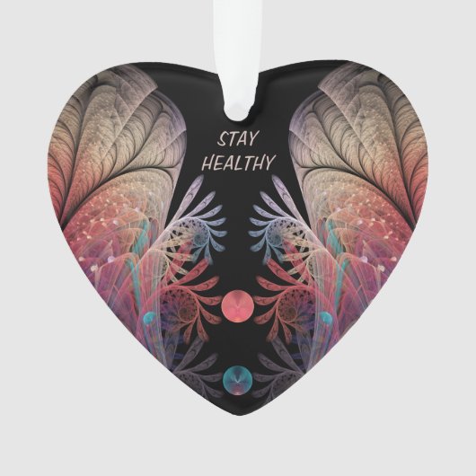 チョンラージ抽象芸術モダンファンタジーフラクタル文字 オーナメント (正面)