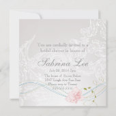 チョーお洒落アンドレースブライダルシャワー 招待状 (裏面)