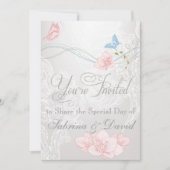 チョーお洒落アンドレース結婚式招待状 招待状 (正面)