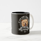 チョーもしチョウが一つおもしろいない ツートーンマグカップ (正面右)